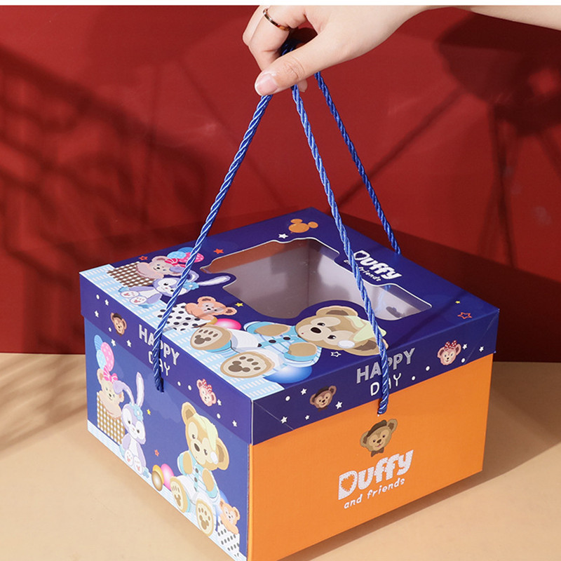 Lasten päivälahja sarjakuva lahjapakkaus lastentarhan lasten lahjapakkauskoulun oppilaat Snack Toys Gift Box