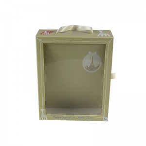 Luova ikkunalaatikko lelulahjanauha vede-out box tea -lahjakerroksen laatikko